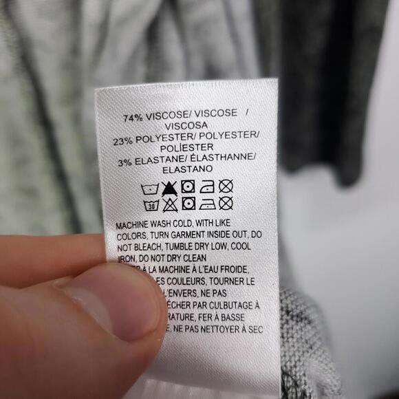 Lucky Brand Sweater Womens Small Open Front Cardigan Jacket Hooded Dull Leopard - Picture 8 of 11